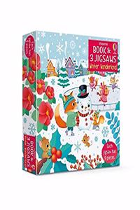 Usborne Book and 3 Jigsaws: Winter Wonderland