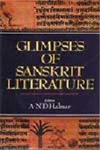 Glimpses of Sanskrit Literature