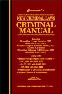 Commercial's New Criminal Laws - Criminal Manual Regular Edition, 2024 Hardbound - 1 January 2024