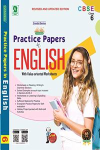 Evergreen CBSE Practice Paper in English with Worksheets: For 2021 Examinations(CLASS 6 )