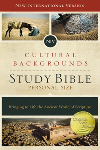 NIV, Cultural Backgrounds Study Bible, Personal Size, Hardcover, Red Letter Edition