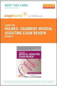 Saunders Medical Assisting Exam Review-Pageburst E-Book on Vitalsource (Retail Access Card)