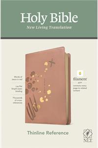 NLT Thinline Reference Bible, Filament Enabled Edition (Red Letter, Leatherlike, Pink)