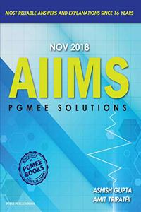 AIIMS PGMEE Solutions Nov 2018 By Amit Tripathi , Ashish Gupta