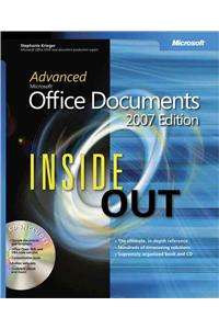 Advanced Microsoft Office Documents Inside Out [With CDROM]
