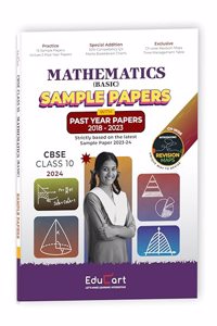 Educart CBSE Mathematics Basic Class 10 Sample Paper 2023-24 (Introducing Revision Maps and Past Year Papers) 2024