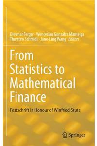 From Statistics to Mathematical Finance