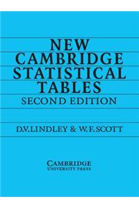 New Cambridge Statistical Tables