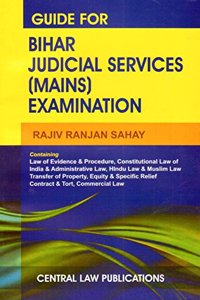 Guide for Bihar Judicial Services (Mains) Examination