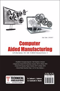 Computer Aided Manufacturing for GTU 18 Course (VI- Mech./Prof. Elec.-II - 3161917)