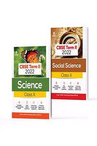 Arihant CBSE Science & Social science Core Term 2 Class 10 for 2022 Exam (Cover Theory and MCQs) (Set of 2 Books)