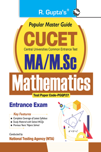CUCET : MA/M.Sc/M.Sc B.Ed Mathematics Entrance Exam Guide