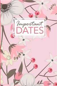 Important Dates