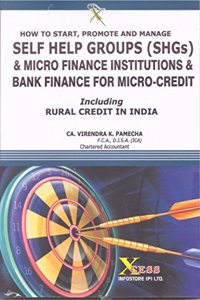 How to Start, Promote and Manage Self Help Groups (SHGs) and Micro Finance Institutions and Bank Finance for Micro Credit