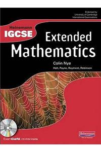 Heinemann IGCSE Extended Mathematics Student Book with Exam Cafe CD