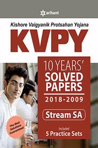 KVPY 10 Years Solved Papers 2018-2009 Stream SA(Old Edition)