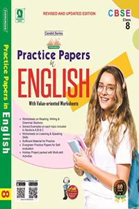 Evergreen CBSE Practice Paper in English with Worksheets: For 2021 Examinations(CLASS 8 )