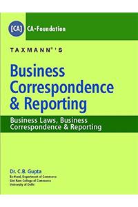 Business Correspondence & Reporting Business Law, Business Correspondence & Reporting (CAFoundation)