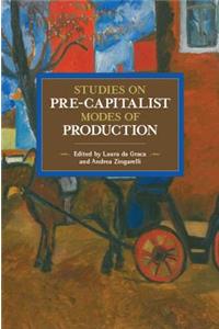 Studies on Pre-Capitalist Modes of Production