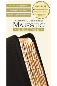 Majestic Traditional Gold Bible Tabs Mini