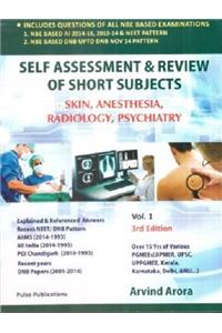 Self Assessment & Review of Short Subjects, Anesthesia , Radiology , Psychiatry 3ed 2015