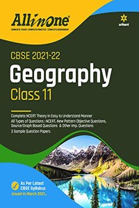 CBSE All In One Geography Class 11 for 2022 Exam (Updated edition for Term 1 and 2)