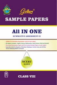 Golden Sample Paper All In One (Ncert Based) For Class - Viii