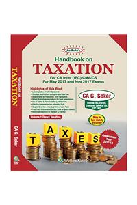 Padhuka's Handbook On Taxation- For Ca Inter (IPC) Ay 2017- 2018 (vol_1-2)