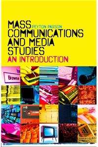 Mass Communications and Media
Studies