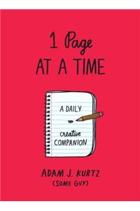1 Page at a Time (Red): A Daily Creative Companion