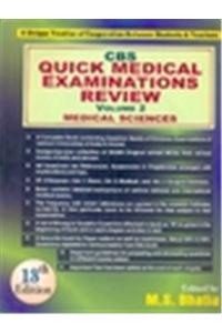 CBS Quick Medical Examinations Review: v. 2: Medical Sciences