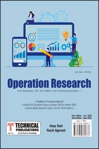 Operation Research for GTU 18 Course (V - Mech. & (EE /Open Elec.1)- 3151910)
