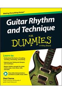 Guitar Rhythm and Techniques For Dummies, Book + Online Video and Audio Instruction