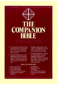 Companion Bible-KJV: King James Version Burgandy Bonded Leather