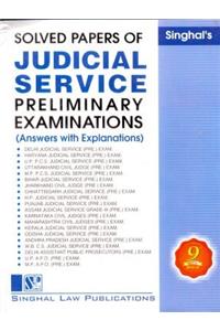 Solved Papers of Judicial Service(Preliminary Examinations)