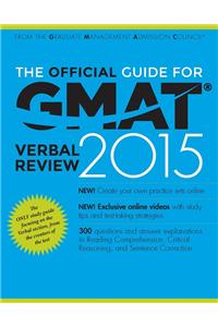 The Official Guide for GMAT Verbal Review 2015 with Online Question Bank and Exclusive Video