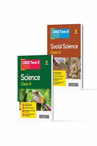 Arihant CBSE Science & Social science Term 2 Class 9 for 2022 Exam (Cover Theory and MCQs) (Set of 2 Books)