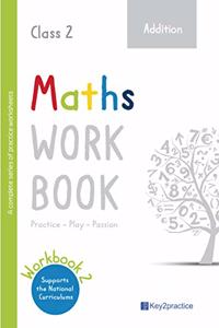 Key2practice Class 2 Maths Workbook | Topic - Addition | 26 Practice Worksheets with Answers | Designed by IITians