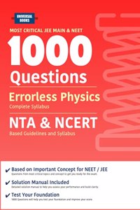 Universal Books 1000 Most Critical Questions Physics NEET & JEE [Paperback] Universal Books