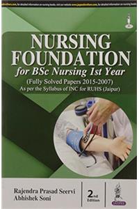 NURSING FOUNDATION FOR BSC NURSING 1ST YEAR (FULLY SOLVED PAPERS FOR 2015-2007)