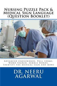 Nursing Puzzle Pack & Medical Sign Language (Question Booklet)