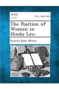 Position of Women in Hindu Law.