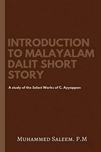 Introduction to Malayalam Dalit Short Story