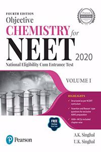 Objective Chemistry for NEET 2020 | Volume 1 | Fourth Edition | By Pearson