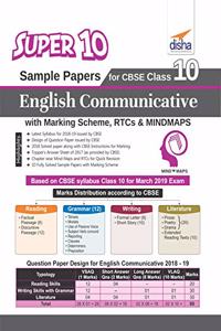 Super 10 Sample Papers for CBSE Class 10 English Communicative with Marking Scheme, RTCs & Revision Notes