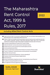 Snowwhite's The Maharashtra Rent Control Act, 1999 & Rules -2022 Edition