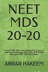 Neet MDS 20-20