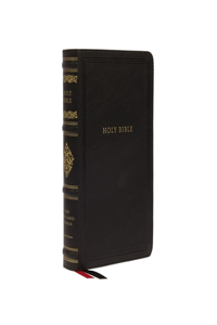 Nkjv, Personal Size Reference Bible, Sovereign Collection, Leathersoft, Black, Red Letter, Comfort Print