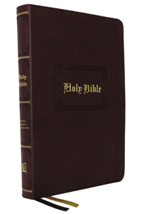 KJV Holy Bible: Large Print Thinline, Brown Leathersoft, Red Letter, Comfort Print: King James Version