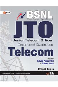BSNL J.T.O (Telecom) Includes Solved Paper 2014 & 3 Mock Tests